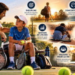 Le tennis comme école de vie : discipline, gestion de l&rsquo;échec et construction de la confiance en soi
